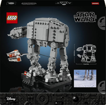 LEGO Star Wars 75440 Conjunto de Construção AT-AT para Adultos - Kit de Modelo para Exibição com Snowspeeder, Suporte e Placa de Identificação - Ideia de Decoração para Prateleira - Presente Colecionável para Fãs de O Império Contra-Ataca