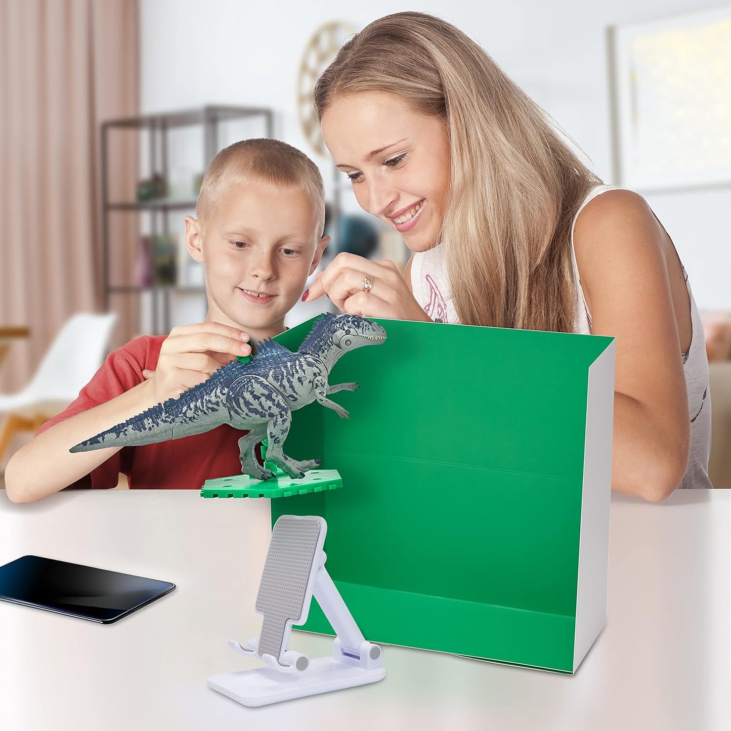 UAU! COISAS - Brinquedos de dinossauro Jurassic World MovieMates | Boneco de ação azul hiperarticulado e aplicativo | Brinquedos oficiais de dinossauro Jurassic World e Dominion para maiores de 3 anos