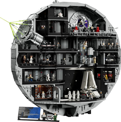 LEGO Star Wars 75419 Conjunto de Construção da Estrela da Morte para Adultos - Kit de Modelo Interativo UCS com 36 Minifiguras, incluindo Luke Skywalker, Han Solo e Darth Vader - Presente Colecionável para Fãs de Uma Nova Esperança
