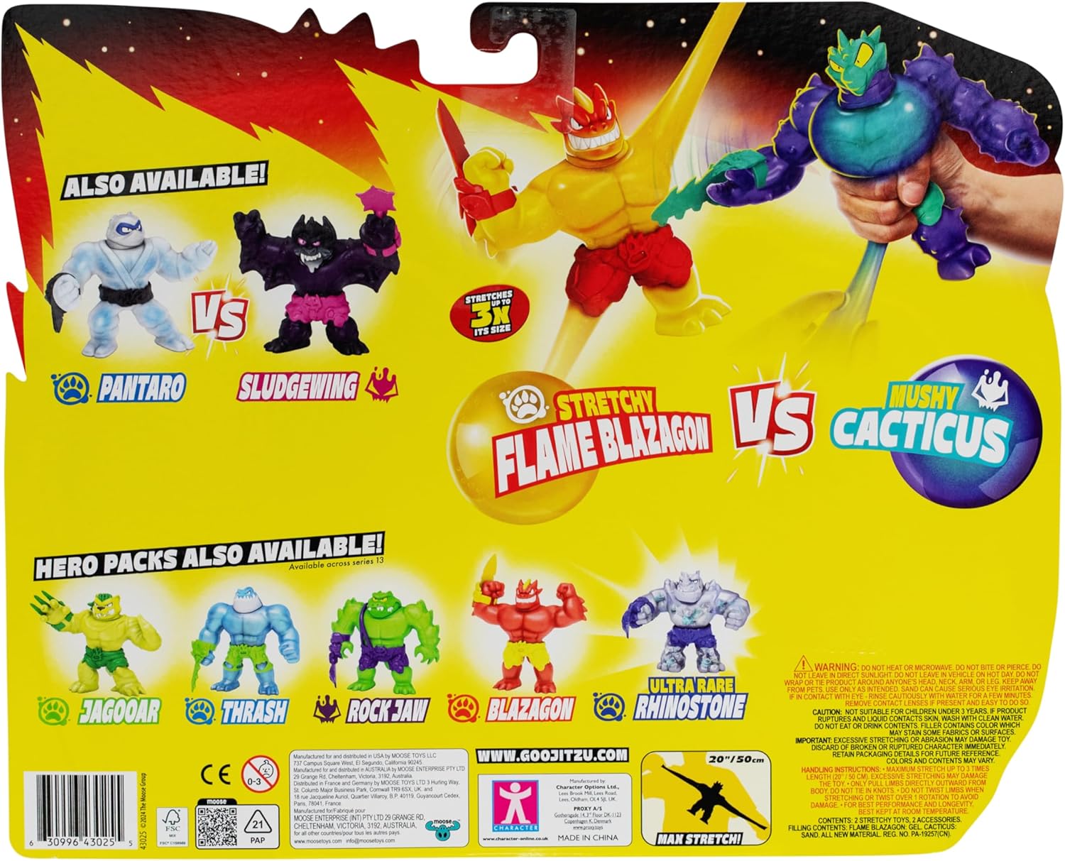Heróis de Goo Jit Zu Meteor Madness Versus Pack, Flame Blazagon versus