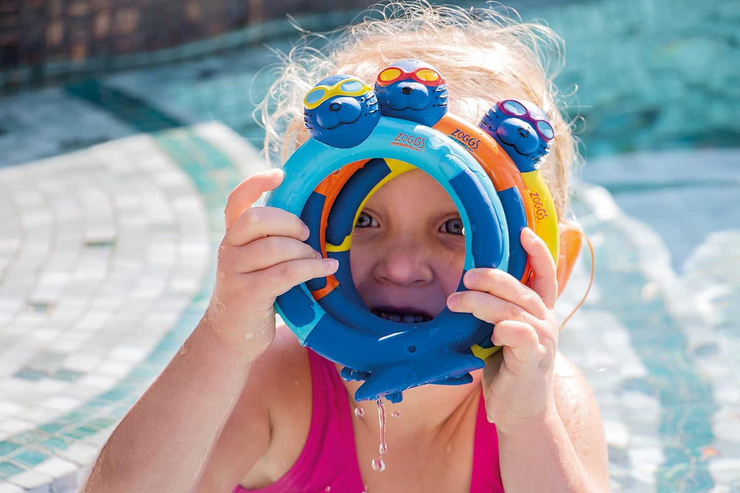 Zoggs Children's Zoggy Dive Rings Brinquedo e jogo de piscina (pacote com 3)