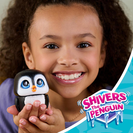 Just Play furReal Handfuls Shivers, o Pinguim, Brinquedo Interativo de 8,9 cm (3,5 polegadas), para Meninos e Meninas a partir de 4 Anos