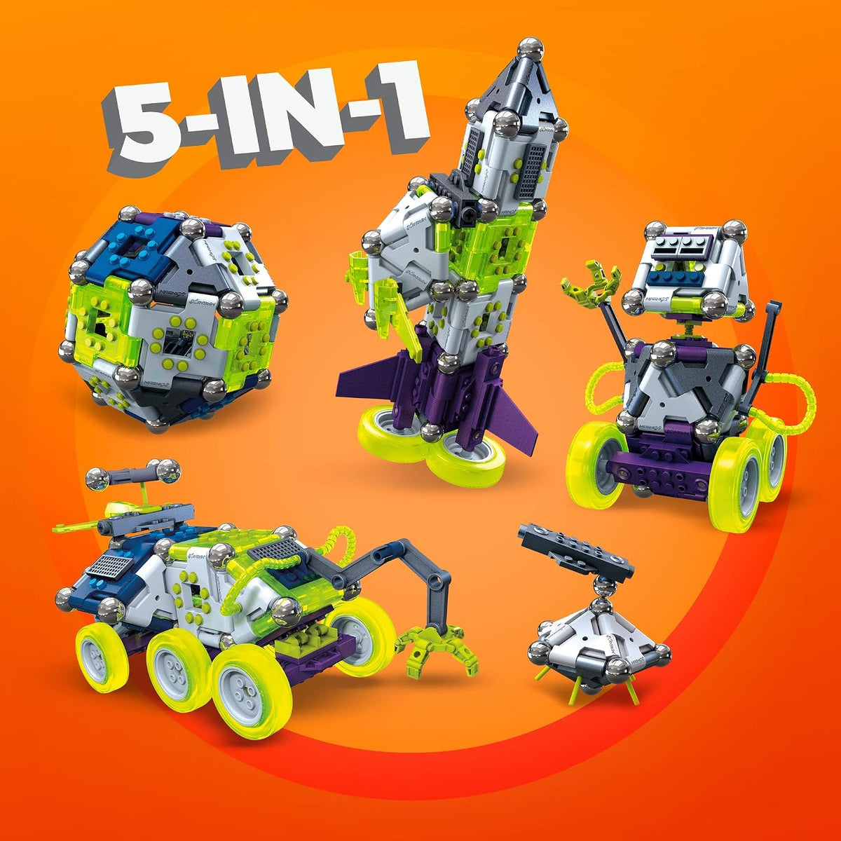 Mega Construx Magnext Mag-Explorers 5 em 1
