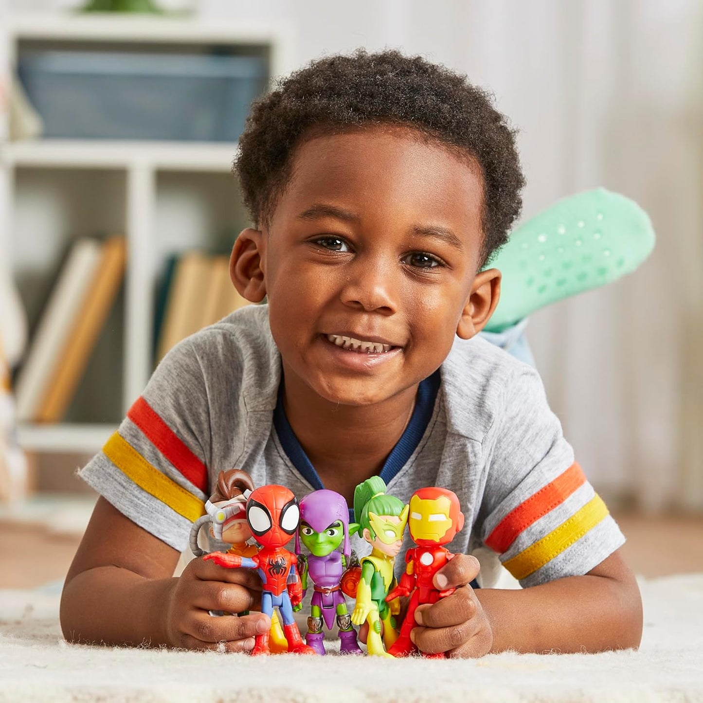 Marvel Homem-Aranha e Seus Incríveis Amigos, Pacote Amigos e Inimigos, Conjunto de Figuras de Ação