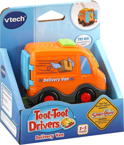 VTech Toot-Toot Drivers Convertible, Coche de Juguete para 1 año, Vehículo de simulación con Luces y Sonidos, Juguete Interactivo para niños pequeños de 12 Meses, 2, 3, 4+, versión en inglés