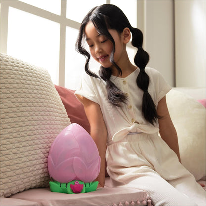 HATCHIMALS Bloomables, brinquedo interativo surpresa e flor com revelação e transformação repetíveis, mais de 100 sons e reações (os estilos variam), brinquedos infantis para meninas e meninos.