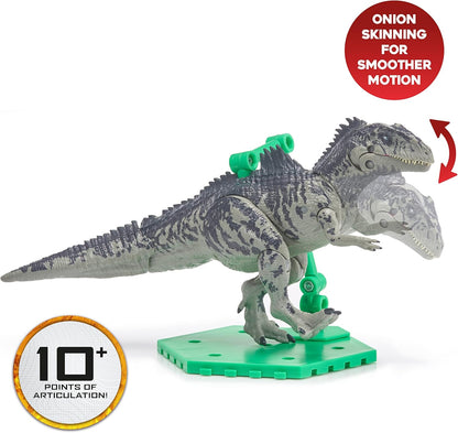 UAU! COISAS - Brinquedos de dinossauro Jurassic World MovieMates | Boneco de ação azul hiperarticulado e aplicativo | Brinquedos oficiais de dinossauro Jurassic World e Dominion para maiores de 3 anos