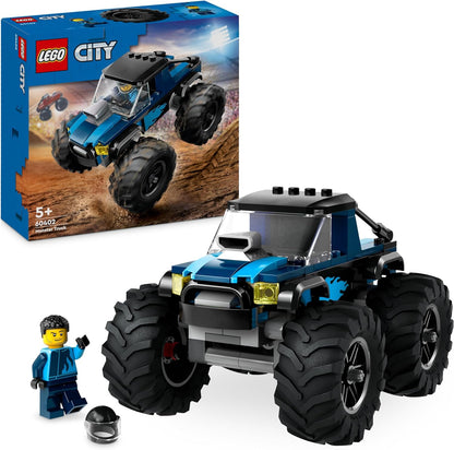 LEGO Conjunto de construção de brinquedo, veículo e transportador para carro de corrida urbano e caminhão transportador de carro para meninos e meninas de 6 anos ou mais com rampa de carregamento ajustável, minifiguras de piloto e motorista, presente