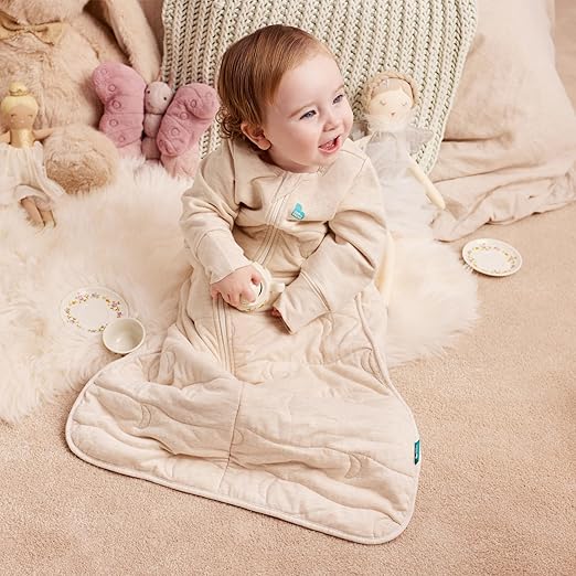 Love To Dream™ Saco de dormir | Cobertor e edredom vestível extra quente, de manga comprida e leve | 3,5 Tog, ideal para o inverno e outono (14–16 °C) | Algodão lavável à máquina e zíper duplo