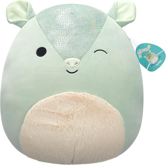 Squishmallows Original 16 Polegadas - Arilla, o Tatu Verde