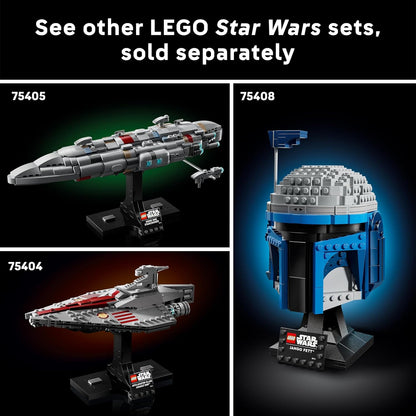 LEGO Star Wars 75407 Logotipo Star Wars em Peças - Conjunto de Construção Colecionável para Adultos - Kit de Modelo Icônico da Cultura Pop - Peça de Exibição para Casa ou Escritório - Ideia de Presente para Fãs Adultos e Adolescentes