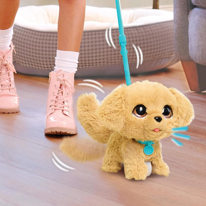 furReal Wag-A-Lots Golden Retriever Brinquedo Interativo de Pelúcia para Crianças, com Sons e Coleira, Funciona a Pilhas, para Crianças a partir de 4 Anos, da Just Play