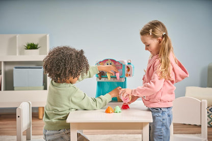 LeapFrog Count and Swirl Ice Cream Maker, brinquedo interativo de roleplay com 12 peças, brinquedo de cozinha de simulação ensina cores e sabores, brinquedo infantil para 2, 3, 4 anos ou mais