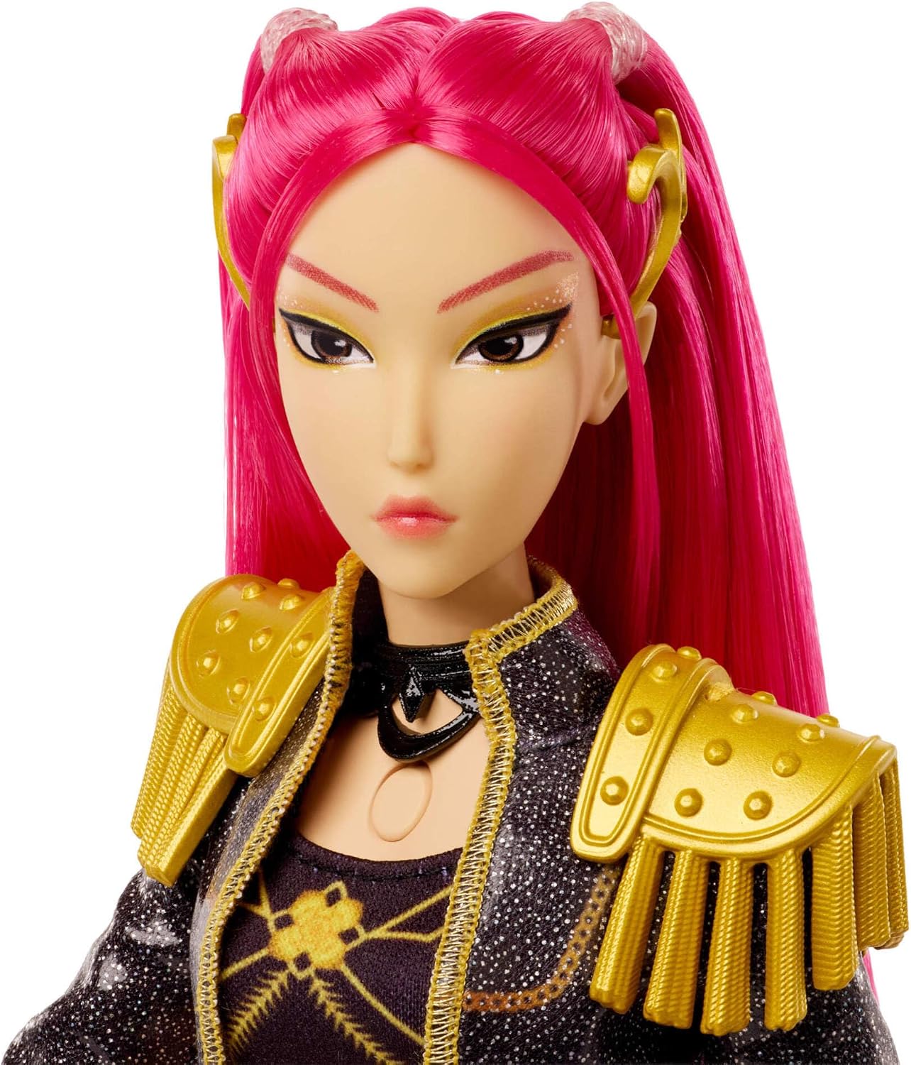 Mattel Boneca Cantora KPop Demon Hunters HUNTR/X Mira “Golden” | Com Traje Característico Removível, 5 Pontos de Articulação, Inspirada no Filme, JRN41