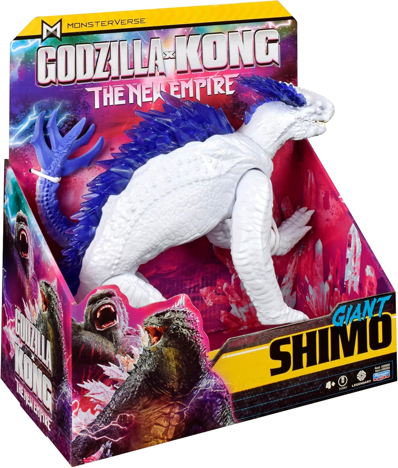 Godzilla vs. Kong: The New Empire, figura de acción Shimo gigante de 11 pulgadas, personaje icónico de película coleccionable, embalaje de edición limitada inspirado en el paisaje de la Tierra Hueca, adecuado para mayores de 4 años