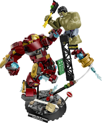 LEGO | Batalha Épica da Marvel: Hulkbuster vs. Hulk - Brinquedo de Super-Herói com 2 Figuras de Ação e Minifigura do Homem de Ferro - Presente dos Vingadores para Meninos e Fãs a partir de 9 Anos - 76343
