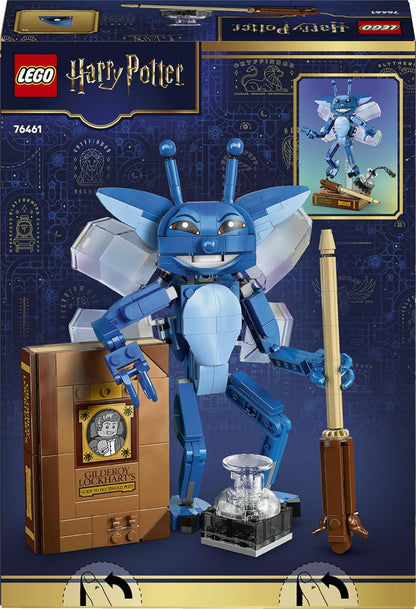 LEGO Harry Potter Duende da Cornualha - Figura Decorativa para Quarto ou Mesa com Livro e Varinha de Gilderoy Lockhart - Presente de Aniversário para Meninas e Meninos a partir de 8 Anos - 76461