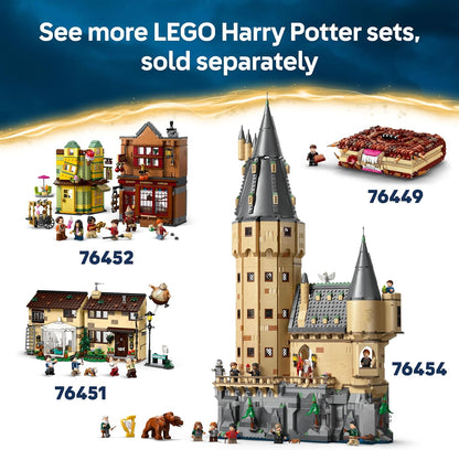 LEGO Harry Potter Book Nook: Conjunto Expresso de Hogwarts com um Trem de Brinquedo, 2 Minifiguras incluindo Ron Weasley, além das Figuras Edwiges e Perebas - Presente do Mundo Mágico para Meninos, Meninas e Fãs a partir de 10 Anos - 76450