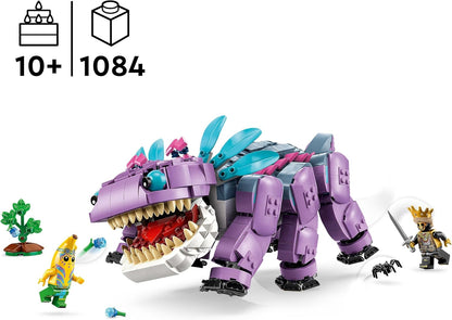 LEGO Brinquedo Fortnite Klombo - Figura de dinossauro para brincar e exibir com minifiguras Oro e Island Peely - Presente para meninos, meninas e fãs de jogos a partir de 10 anos - 77077