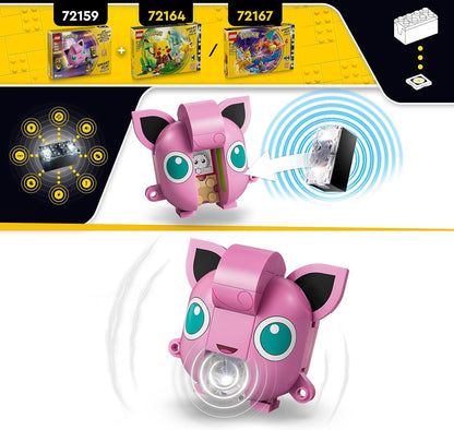 LEGO Pokémon SMART Play: Concerto do Jigglypuff – Conjunto de construção interativo compatível, inclui uma etiqueta SMART e figura Pokémon – Ideia de presente para meninos e meninas a partir de 7 anos – 72159