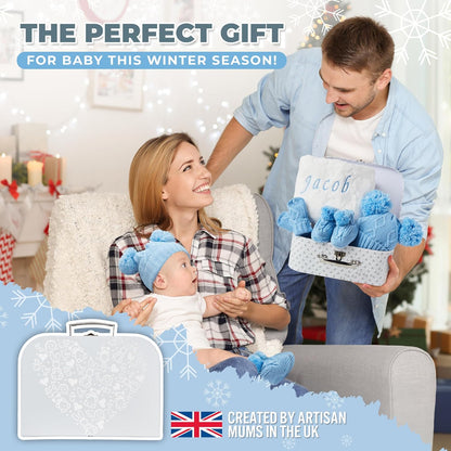 Conjunto de presentes unissex para bebês - Presentes para bebês recém-nascidos unissex, presentes para revelação do sexo do bebê, presentes personalizados para chá de bebê - presentes personalizados, roupas de inverno para bebês