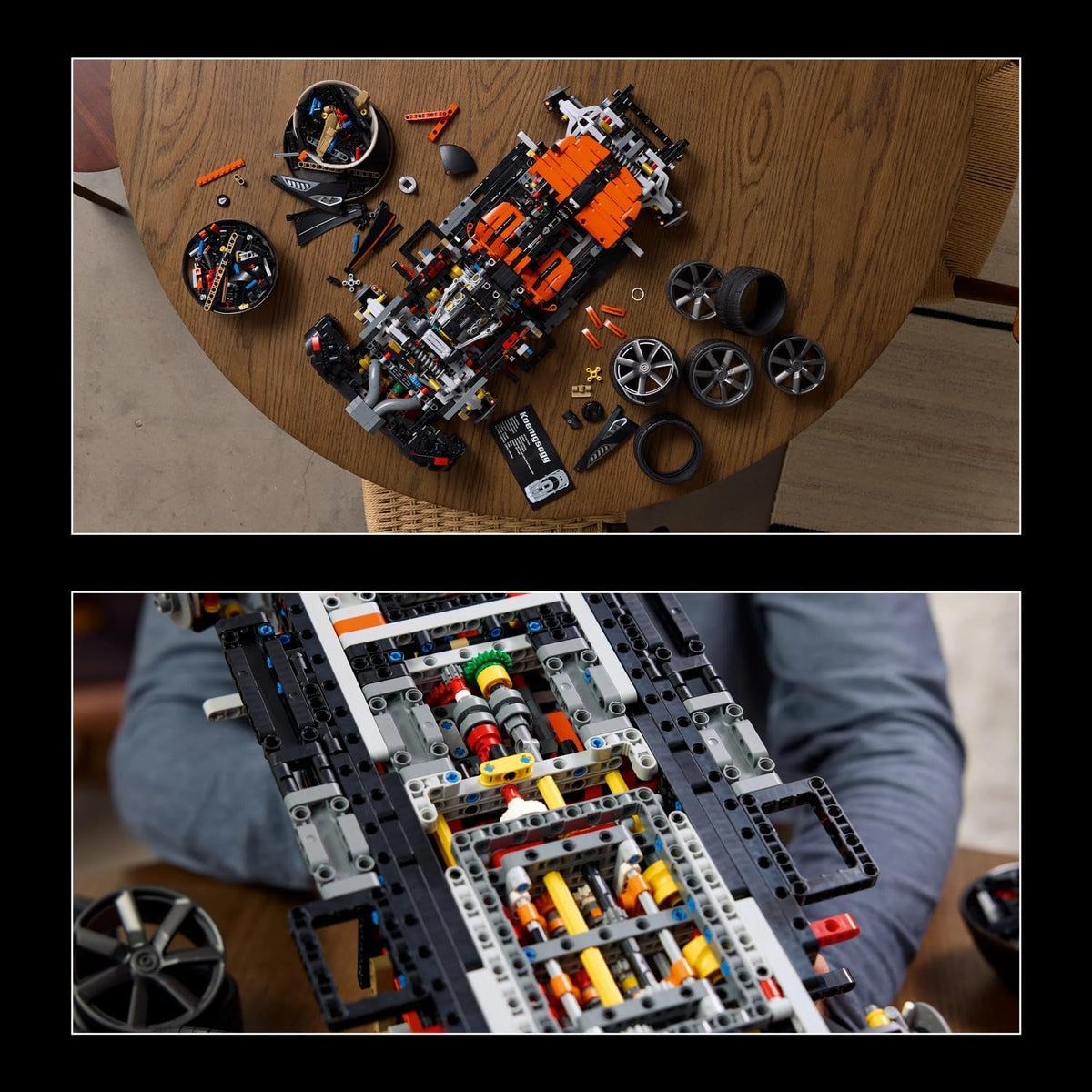LEGO Technic Koenigsegg Jesko Absolut 42232 | Conjunto para adultos, modelo de carro, kit STEM com motor V8, suspensão triplex e "Modo Fantasma"...