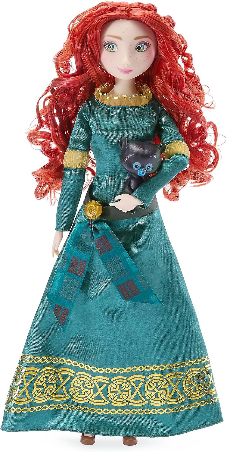 Disney Boneca Clássica Oficial da Merida – 30 cm – Boneca da Personagem de "Valente" para Colecionadores e Brincadeiras Criativas