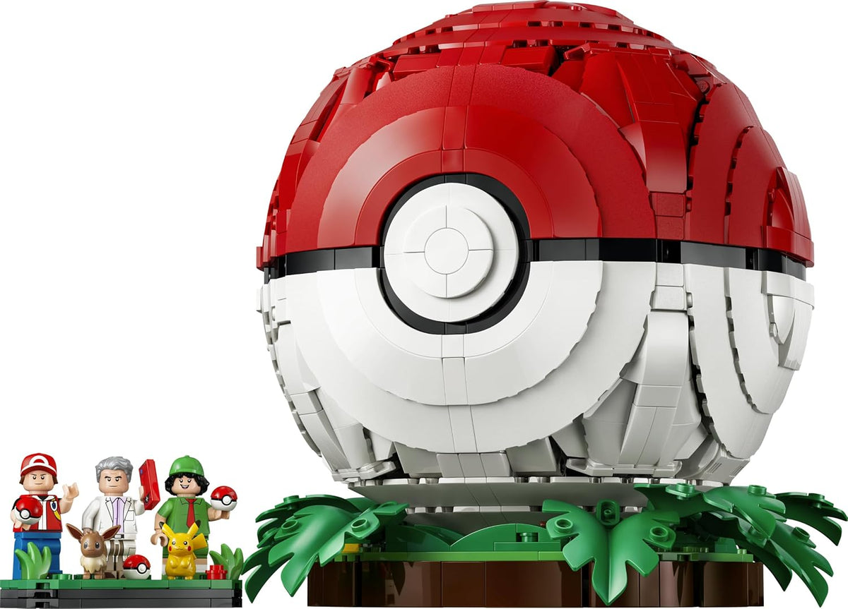 LEGO Pokémon – Momentos Icônicos de Treinador: Poké Bola (72154) | Conjunto para adultos, modelo para exibição, figuras de Pikachu e Eevee, decoração para montar, ideia de presente para fãs de jogos, 2386...