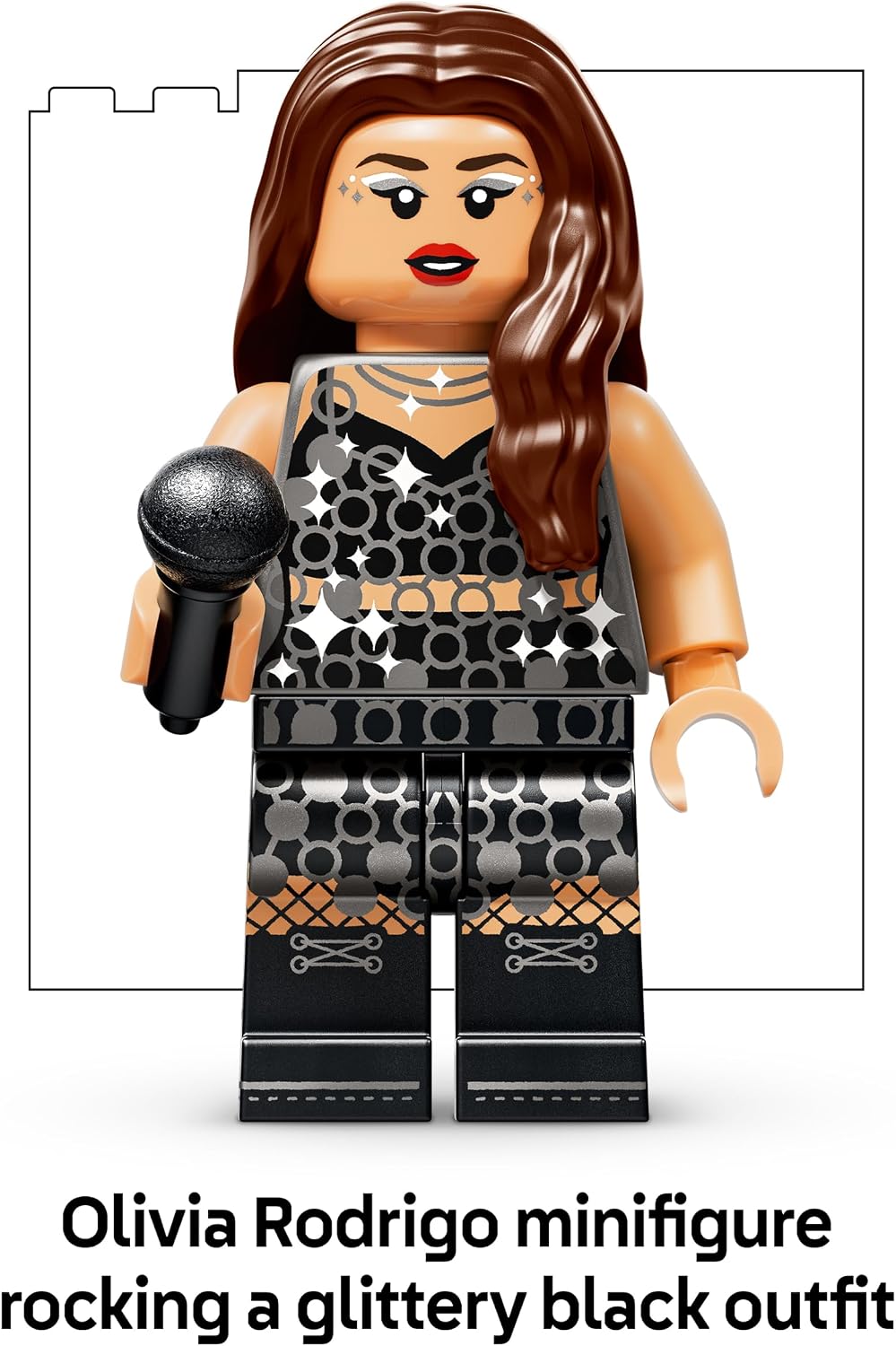 LEGO Edições "Concert Moon" da Olivia Rodrigo – Kit de Modelo de Toca-Discos com Disco de Vinil e Minifigura – Decoração para Quarto Infantil – Presente Musical para Adolescentes (Meninas e Meninos) e Fãs a partir de 14 Anos – 43029