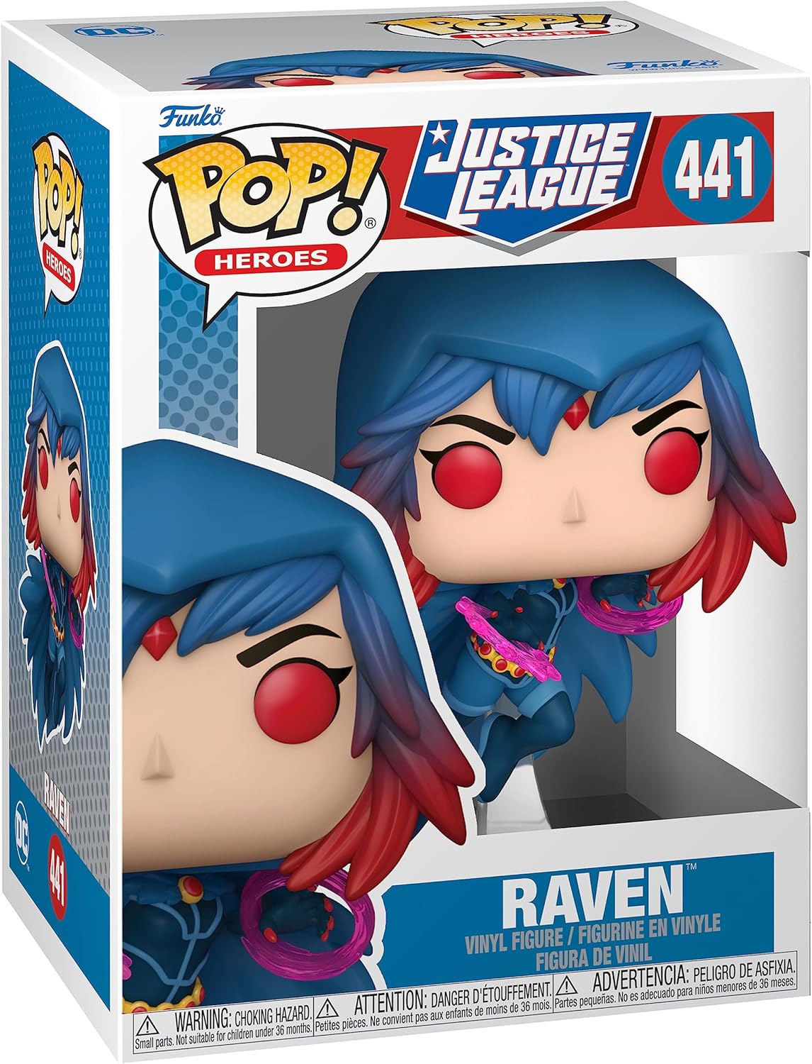 Funko POP! Heroes: DC - Raven - DC Comics - Exclusivo da Amazon - Figura de Vinil Colecionável - Ideia de Presente - Produto Oficial - Brinquedos para Crianças e Adultos - Fãs de Quadrinhos - Figura para Colecionadores