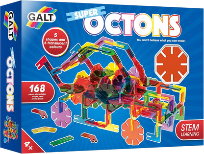 Galt Toys, Super Octons, Brinquedo de Construção, Idades 4 Anos Acima, 32 x 5,5 x 23 centímetros