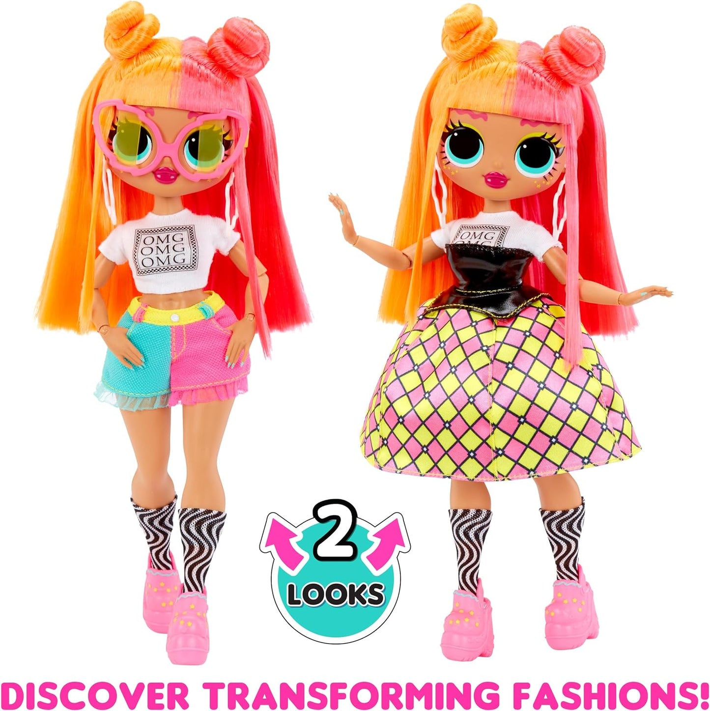 LOL Surprise Boneca fashion OMG - Swag - com várias surpresas, incluindo modas transformadoras e acessórios fabulosos - ótima para crianças a partir de 4 anos
