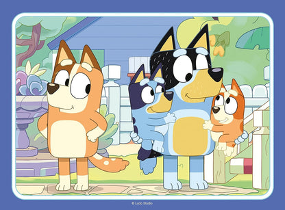 Ravensburger Bluey Toys - 4 rompecabezas en caja para niños de 3 años en adelante - 12, 16, 20, 24 piezas - Regalos para niños