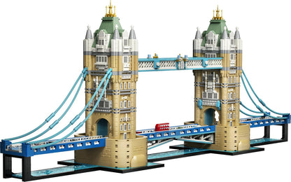 LEGO Architecture Tower Bridge – Kit de Modelo em Miniatura para Montar (Adultos) – Conjunto de Decoração 3D para Prateleira com Ponte Elevadiça, Base do Rio Tâmisa e Ônibus de Londres – Ideia de Presente Colecionável – 21067