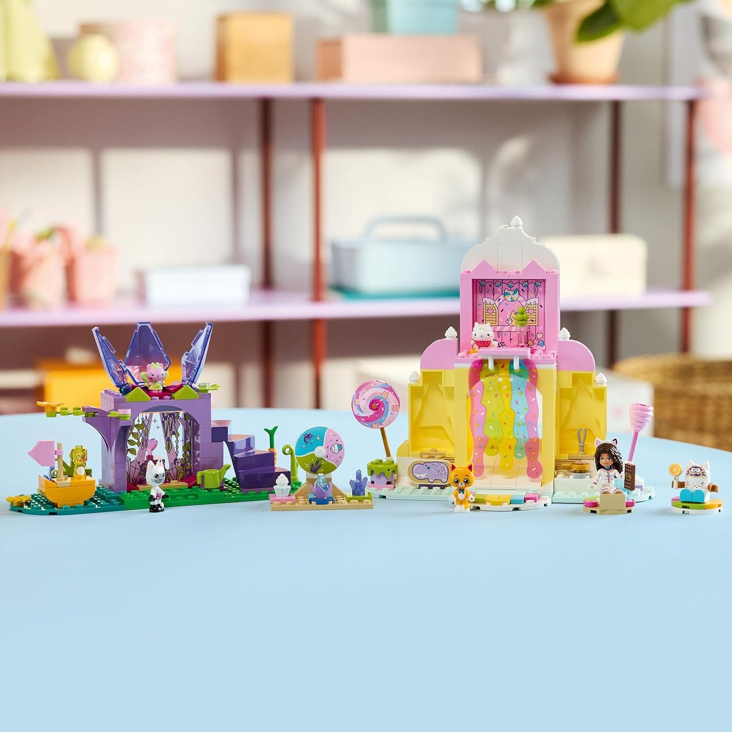 LEGO Gabby's Dollhouse Sweet Treat Mountain & Kitty Garden Toy - incl. a Mini Doll, Pandy Paws & Kitty Fairy Figures plus Food Accessories - Gift for 4+ Year Old Girls & Movie Fans - 11205