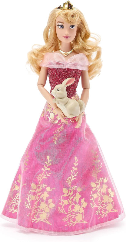 Disney Boneca Clássica Aurora Oficial da Store, A Bela Adormecida, 30 cm