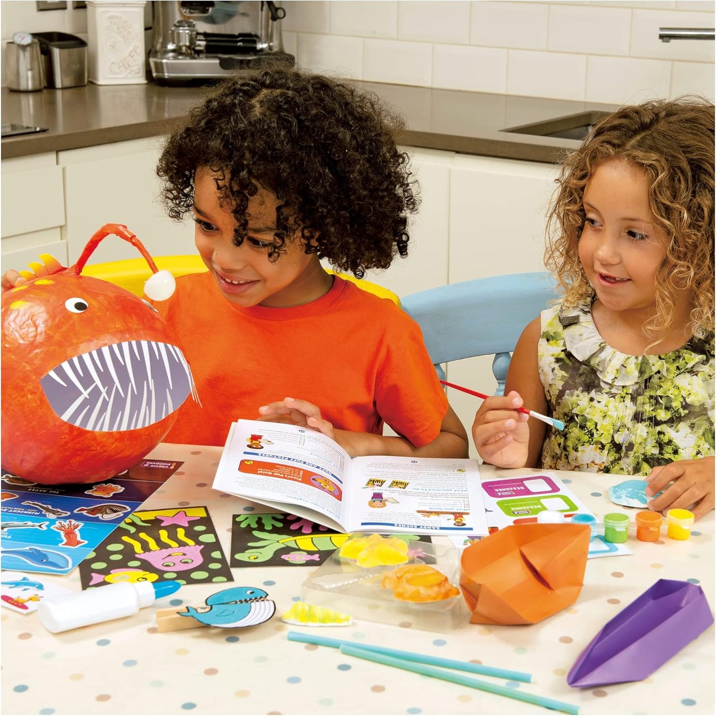 Galt Toys, Crie e Descubra - Ocean Craft, Kits de Artesanato para Crianças a partir de 5 Anos