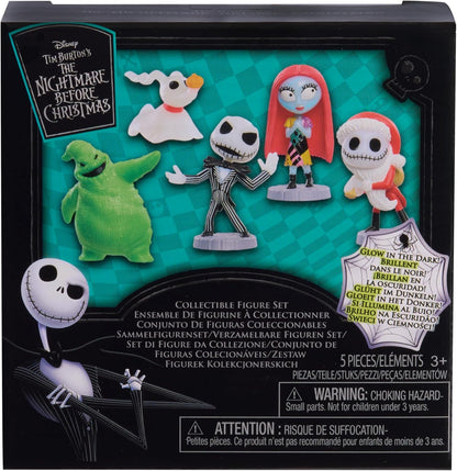 Just Play, Conjunto de figuras colecionáveis de "O Estranho Mundo de Jack" de Tim Burton da Disney, da brinquedos infantis para crianças a partir de 3 anos.