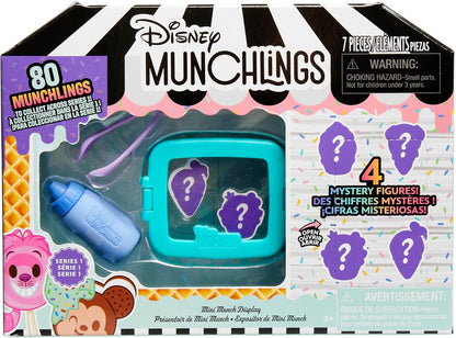 Just Play, Conjunto de Miniaturas Munchlings da Disney da com 7 figuras que mudam de cor e são perfumadas. Brinquedo para crianças a partir de 3 anos.