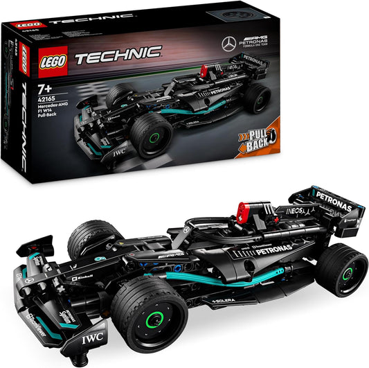 LEGO Brinquedo de carro de corrida Technic Mercedes-AMG F1 W14 E Performance para crianças, meninos e meninas com mais de 7 anos de idade, conjunto de veículo modelo retrátil, decoração de quarto, ideia de presente de aniversário 42165