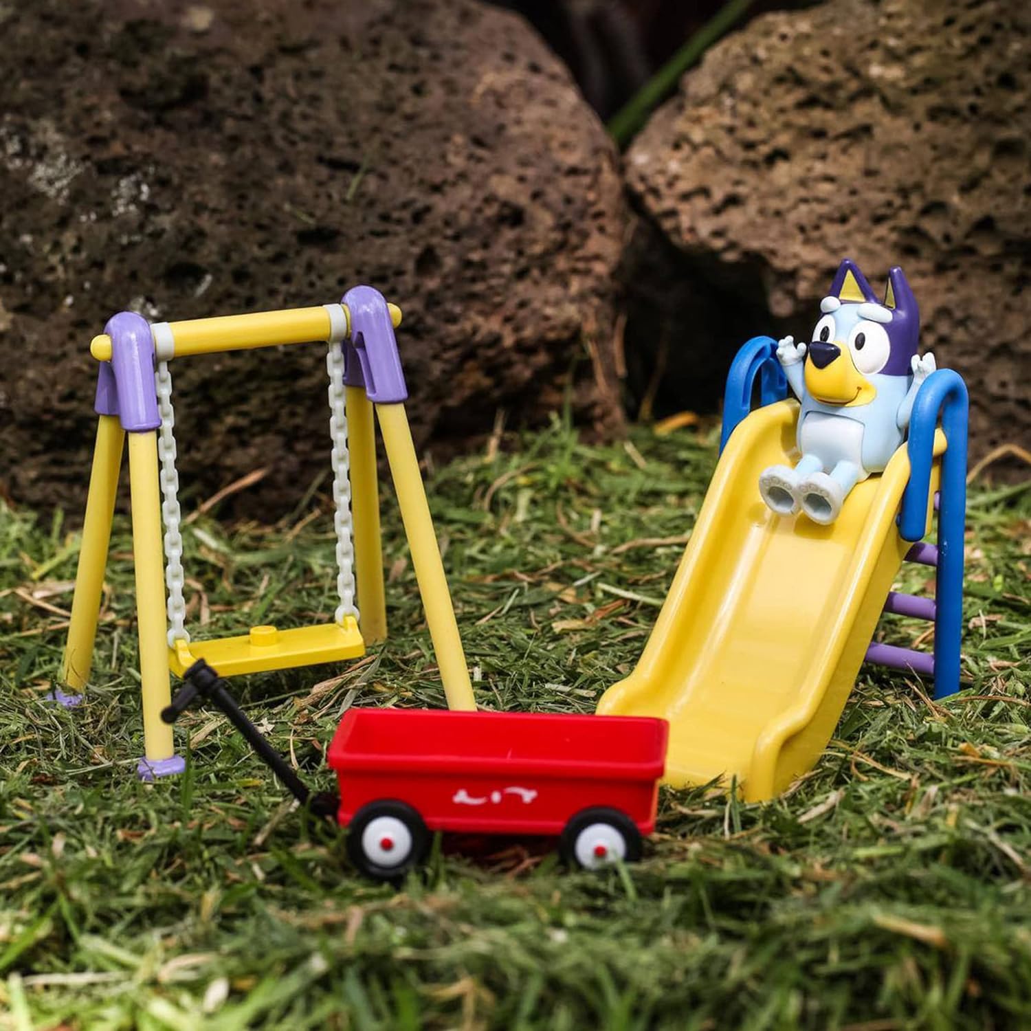 Bluey Playset Playset, conjunto de jogos de personagens Bluey incluindo aproximadamente cm de altura, como visto na TV, para crianças a partir de