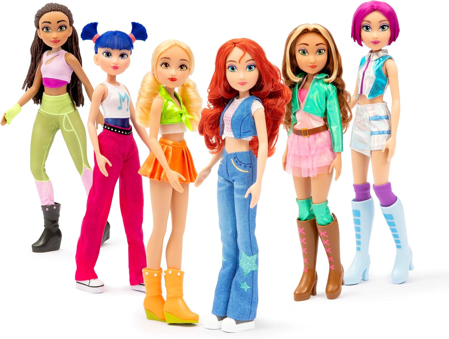 Winx Boneca Icônica – Bloom com Roupa Característica e Articulações – Boneca Fashion Clássica de 27cm com Cabelo Vermelho – Brinquedo Oficial do Clube Winx para Meninas – Brincadeira Mágica de Aventura – Idade 4+