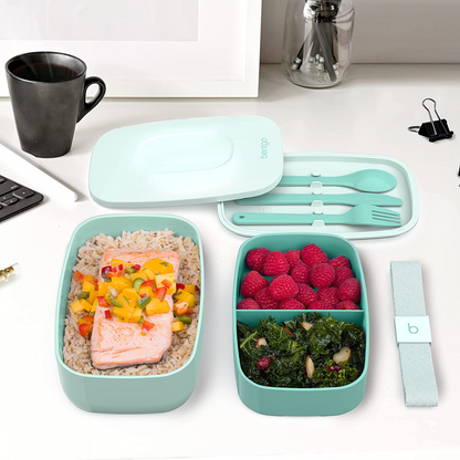 Bentgo Clássico - Recipiente Bento Lunch Box All-in-One empilhável