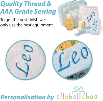 Conjunto de presentes personalizados para bebês: presentes personalizados para bebês, conjunto de banho para bebês, presentes personalizados para recém-nascidos, itens essenciais para recém-nascidos