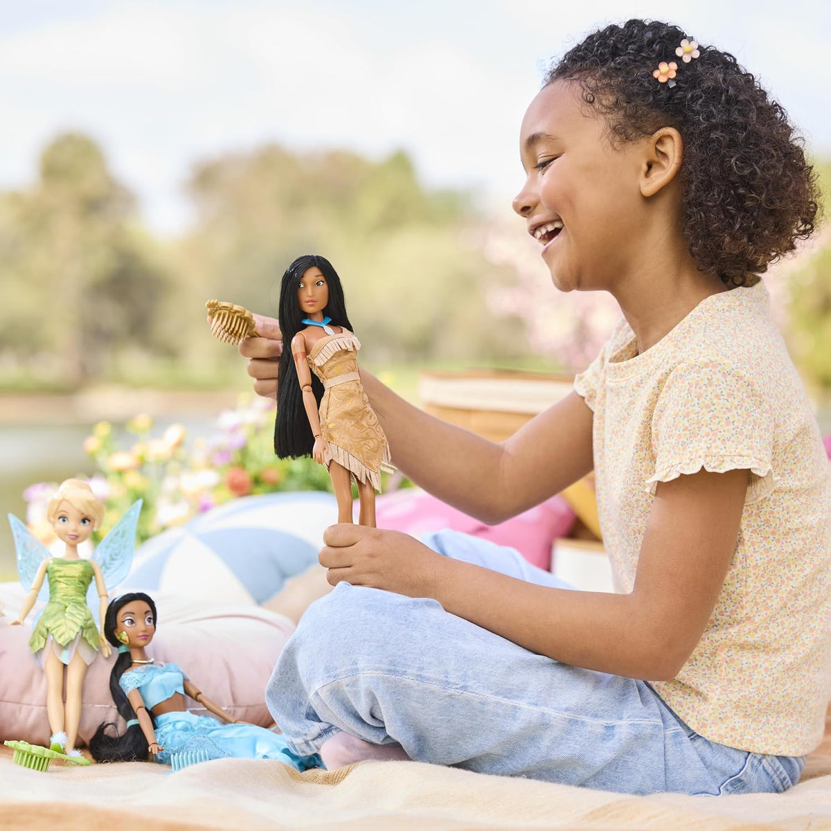Disney Boneca Clássica Pocahontas Store 29 cm – Brinquedo de Personagem Princesa Disney, Inspirado no Filme