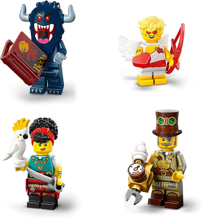 LEGO Caixa misteriosa Minifiguras Série 27, ganhe 1 de 12 figuras colecionáveis, incl. Cupido, Pterodáctilo, Jetpack Racer e mais - brinquedos para meninos e meninas com mais de 5 anos