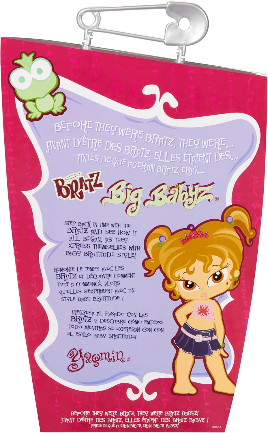 Bratz Big Babyz Yasmin - Boneca colecionável grande de 34 cm, vem com um bichinho de estimação, acessórios e roupas de verdade.