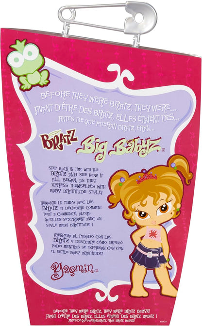 Bratz Big Babyz Yasmin - Boneca colecionável grande de 34 cm, vem com um bichinho de estimação, acessórios e roupas de verdade.