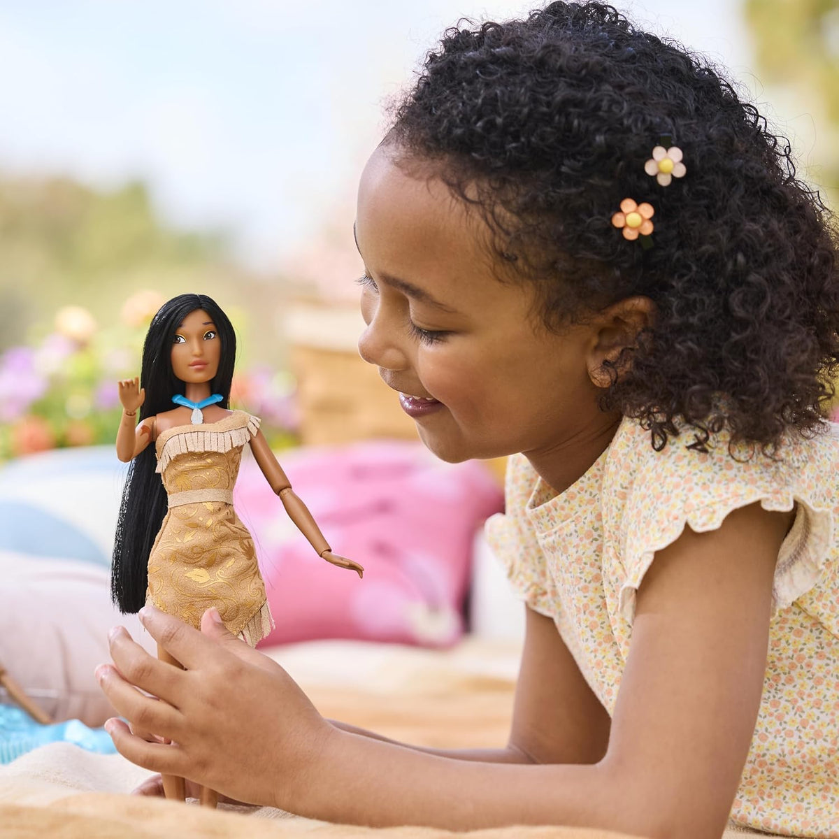 Disney Boneca Clássica Pocahontas Store 29 cm – Brinquedo de Personagem Princesa Disney, Inspirado no Filme