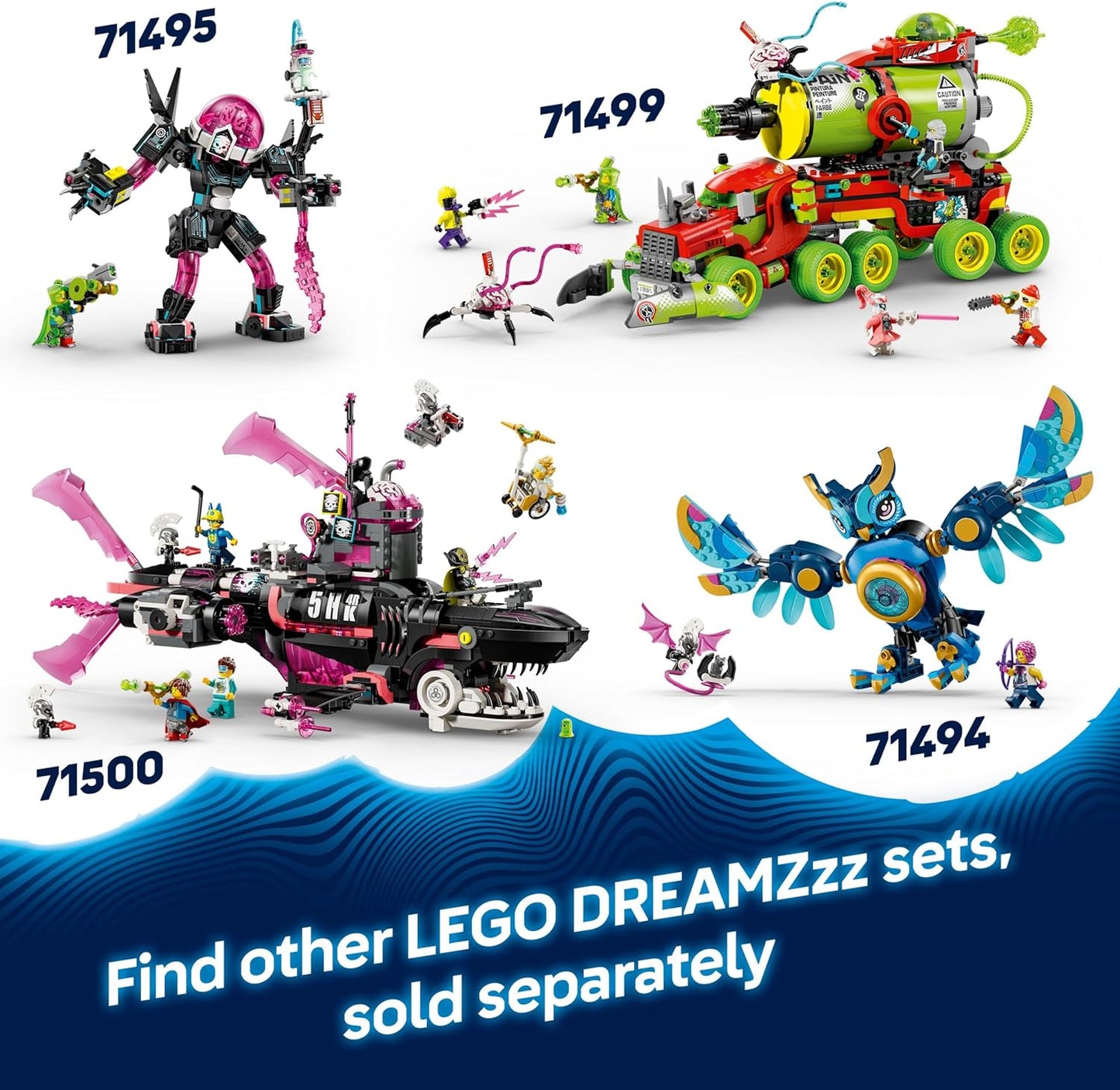 LEGO DREAMZzz 2 em 1 O Camaleão de Fogo, figura de fantasia animal de Mateo, se transforma em um robô a jato de brinquedo, conjunto de construção guardião para meninos e meninas a partir de 7 anos, incluindo 2 minifiguras de presente.